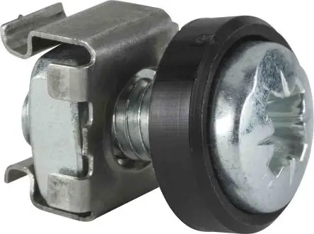 Produktfoto 1 von Schneider Electric PanelSeT Accessoires Käfigmutter-Set, Käfigmutternkit für 19-Zoll-Rack, M5, 50 Per Pack Stück
