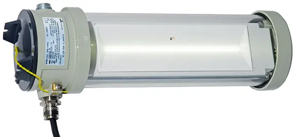 Produktfoto 1 von Eaton Leuchte für Gefahrenbereiche Typ LED Typ Wand Typ Leuchte, ATEX / T6, 5.5 W / 240 V ac
