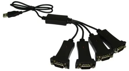 Produktfoto 1 von RS PRO RS232 Konverterkabel 4