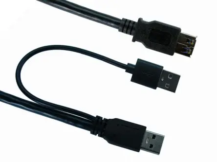 Produktfoto 1 von RS PRO USB-Verlängerungskabel, 10 m, USB 3.0, USB 1-Port