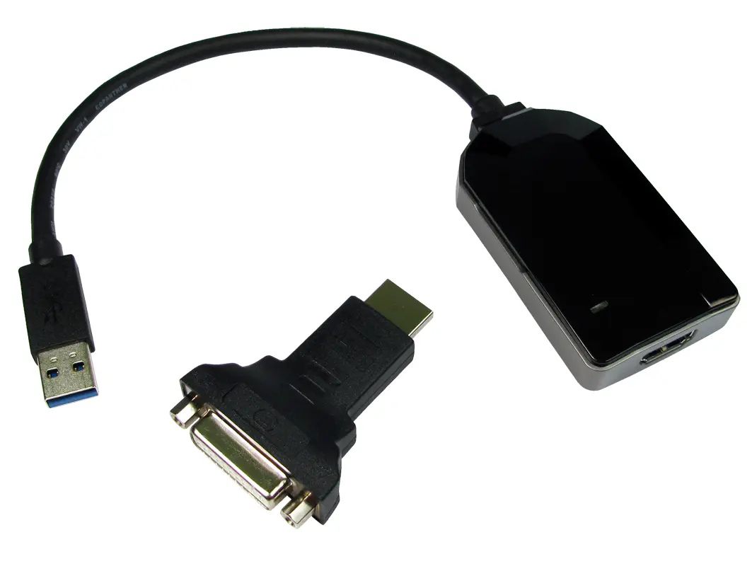 Produktfoto 1 von RS PRO Adapter, USB 3.0, - HDMI, 1600 x 1200 pixel