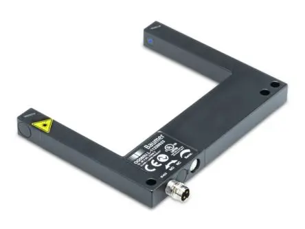 Produktfoto 1 von Baumer OG Gabel Optischer Sensor, Gabelsensor, Push-Pull Ausgang, 8-poliger M3-Steckverbinder