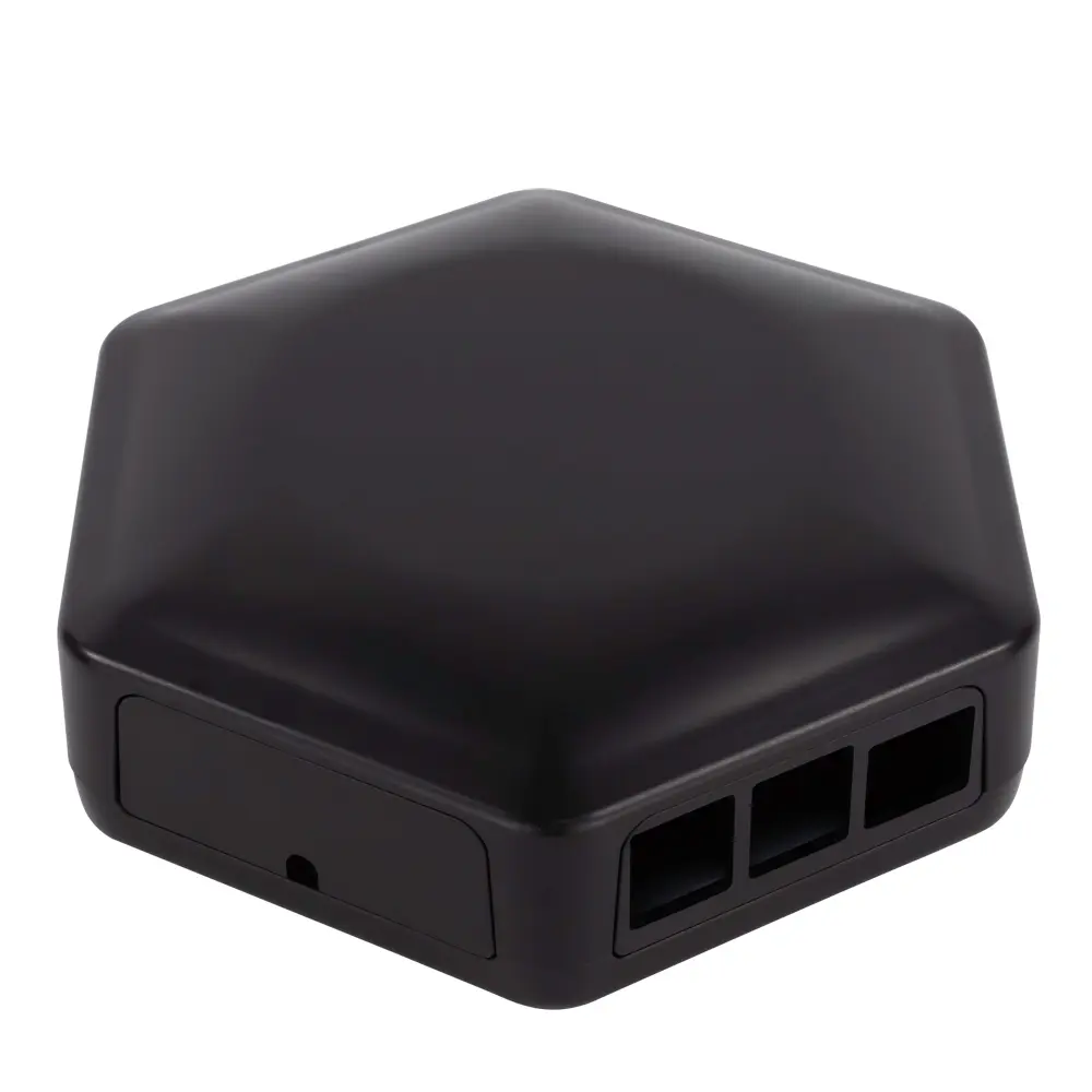 Produktfoto 1 von CAMDENBOSS Gehäuse, Schwarz, ABS, für Raspberry Pi
