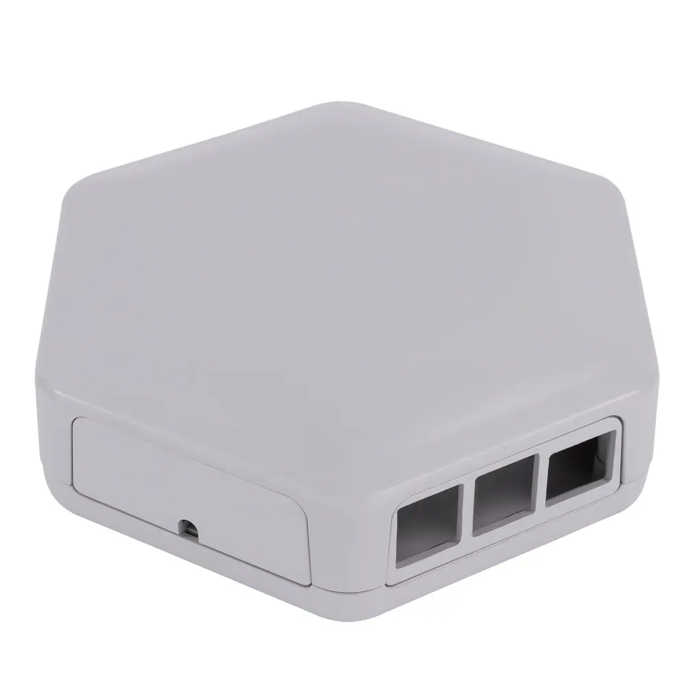 Produktfoto 1 von CAMDENBOSS Gehäuse, Grau, ABS, für Raspberry Pi