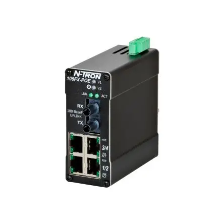 Produktfoto 1 von N-Tron Ethernet-Switch 5-Port Unmanaged 100Mbit/s