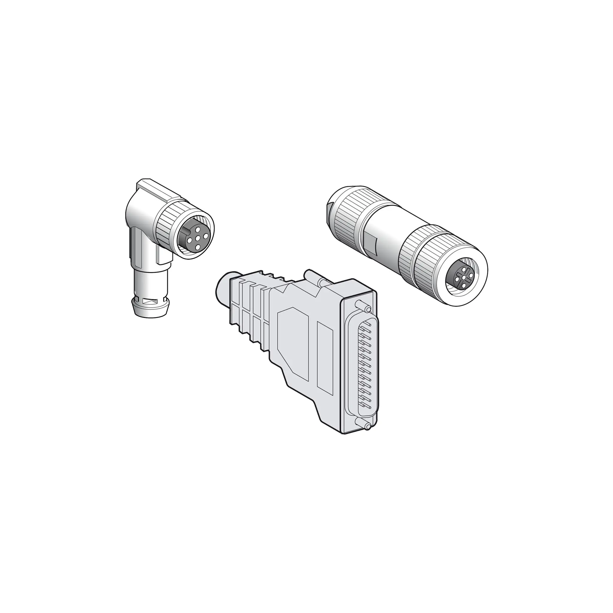 Produktfoto 1 von Schneider Electric Lexium SD3 Verbinder-Kit Verbinder-Kit für Lexium SD3