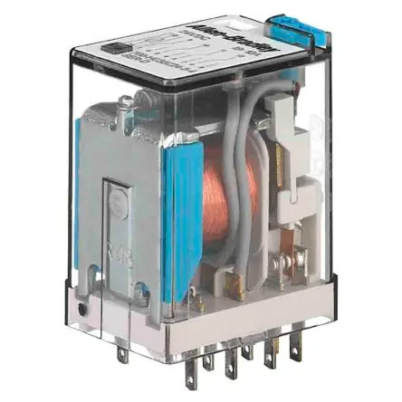 Produktfoto 1 von Allen Bradley 700-HC Relais ohne Verriegelung 24V dc Spule 4-poliger Schließer 7A 600 Ω 50 mW
