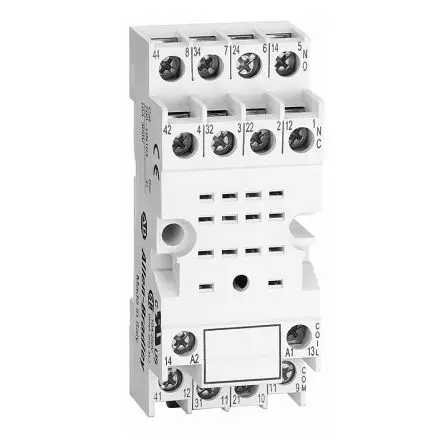 Produktfoto 1 von Allen Bradley Relaissockel zur Verwendung mit 700-HNC-Relais 700-HN, 14 -Kontakt, DIN-Hutschiene, 300V