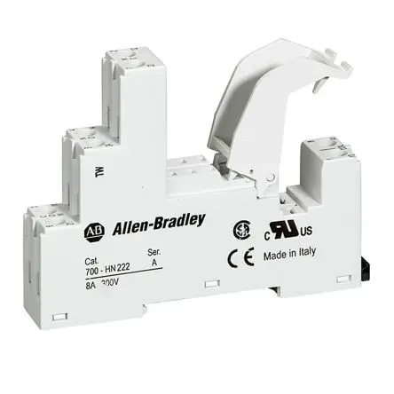 Produktfoto 1 von Allen Bradley Relaissockel zur Verwendung mit 700-HK-Relais 700-HN, 8 -Kontakt, DIN-Hutschiene, 300V