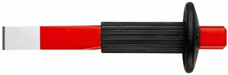 Produktfoto 1 von Facom Stichel Extra-flach mit Schutz, 1 Stück, 27 mm, Chrom Vanadium Stahl Meißel 250 mm