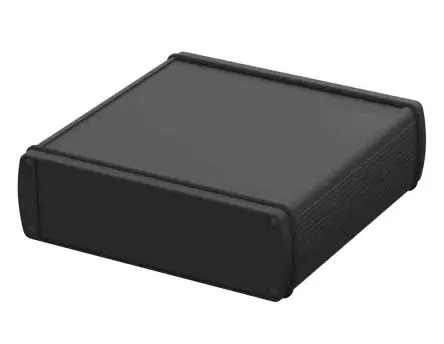 Produktfoto 1 von Bopla Alubos (Set); Universalgehäuse; Aluminium; Schwarz IP65 Breite 52 mm Höhe 52 mm Länge 169 mm