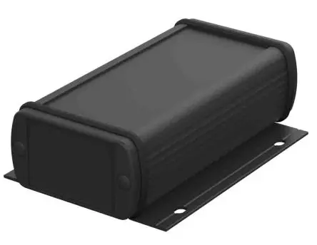 Produktfoto 1 von Bopla Alubos (Set); Universalgehäuse; Aluminium; Schwarz Geflanscht IP65 Breite 32 mm Höhe 32 mm Länge 57 mm