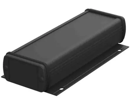 Produktfoto 1 von Bopla Alubos (Set); Universalgehäuse; Aluminium; Schwarz Geflanscht IP65 Breite 32 mm Höhe 32 mm Länge 57 mm