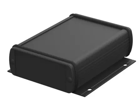 Produktfoto 1 von Bopla Alubos (Set); Universalgehäuse; Aluminium; Schwarz Geflanscht IP65 Breite 32 mm Höhe 32 mm Länge 82 mm