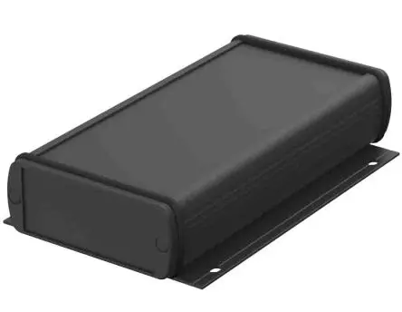 Produktfoto 1 von Bopla Alubos (Set); Universalgehäuse; Aluminium; Schwarz Geflanscht IP65 Breite 32 mm Höhe 32 mm Länge 82 mm