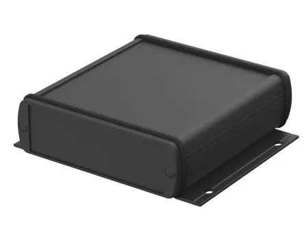 Produktfoto 1 von Bopla Alubos (Set); Universalgehäuse; Aluminium; Schwarz Geflanscht IP65 Breite 32 mm Höhe 32 mm Länge 106 mm