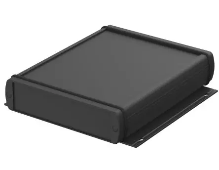 Produktfoto 1 von Bopla Alubos (Set); Universalgehäuse; Aluminium; Schwarz Geflanscht IP65 Breite 34 mm Höhe 34 mm Länge 138 mm