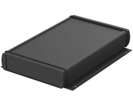 Produktfoto 1 von Bopla Alubos (Set); Universalgehäuse; Aluminium; Schwarz Geflanscht IP65 Breite 34 mm Höhe 34 mm Länge 138 mm