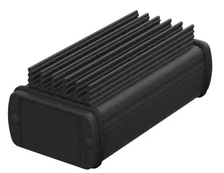 Produktfoto 1 von Bopla Alubos (Set); Universalgehäuse; Aluminium; Schwarz IP65 Breite 32 mm Höhe 32 mm Länge 57 mm