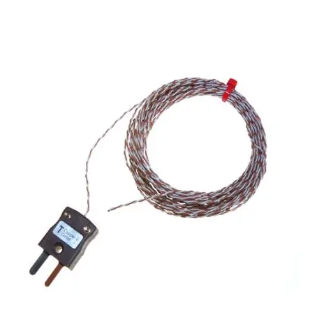 Produktfoto 1 von RS PRO Polytetrafluorethylen Thermoelement mit offener Messstelle Typ Typ T, Ø 1 mm x 3 m -75 °C → 260 °C