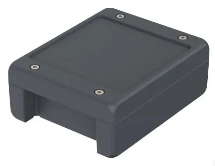 Produktfoto 1 von Bopla Bocube Alu; Universalgehäuse; Aluminium; Graphitgrau; IK09 IP68, IP69, IP66 Breite 128 mm Höhe 60 mm Länge 159 mm