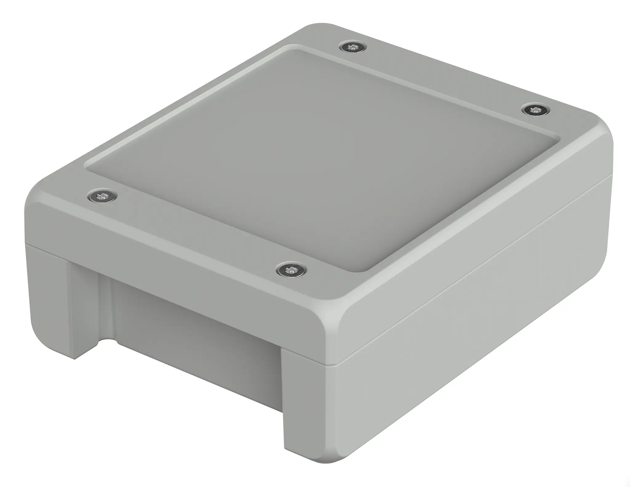Produktfoto 1 von Bopla Bocube Alu; Universalgehäuse; Aluminium; Hellgrau; IK09 IP66, IP68, IP69 Breite 128 mm Höhe 60 mm Länge 159 mm