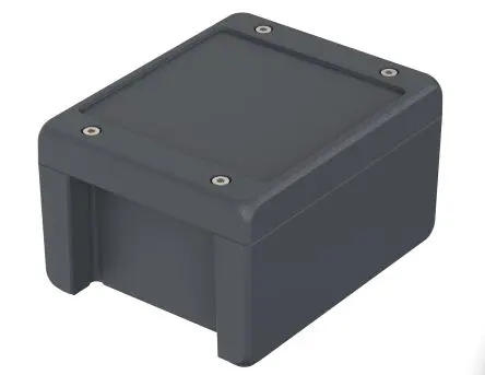 Produktfoto 1 von Bopla Bocube Alu; Universalgehäuse; Aluminium; Graphitgrau; IK09 IP69, IP66, IP68 Breite 128 mm Höhe 90 mm Länge 159 mm