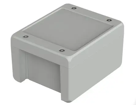 Produktfoto 1 von Bopla Bocube Alu; Universalgehäuse; Aluminium; Hellgrau; IK09 IP69, IP68, IP66 Breite 128 mm Höhe 90 mm Länge 159 mm