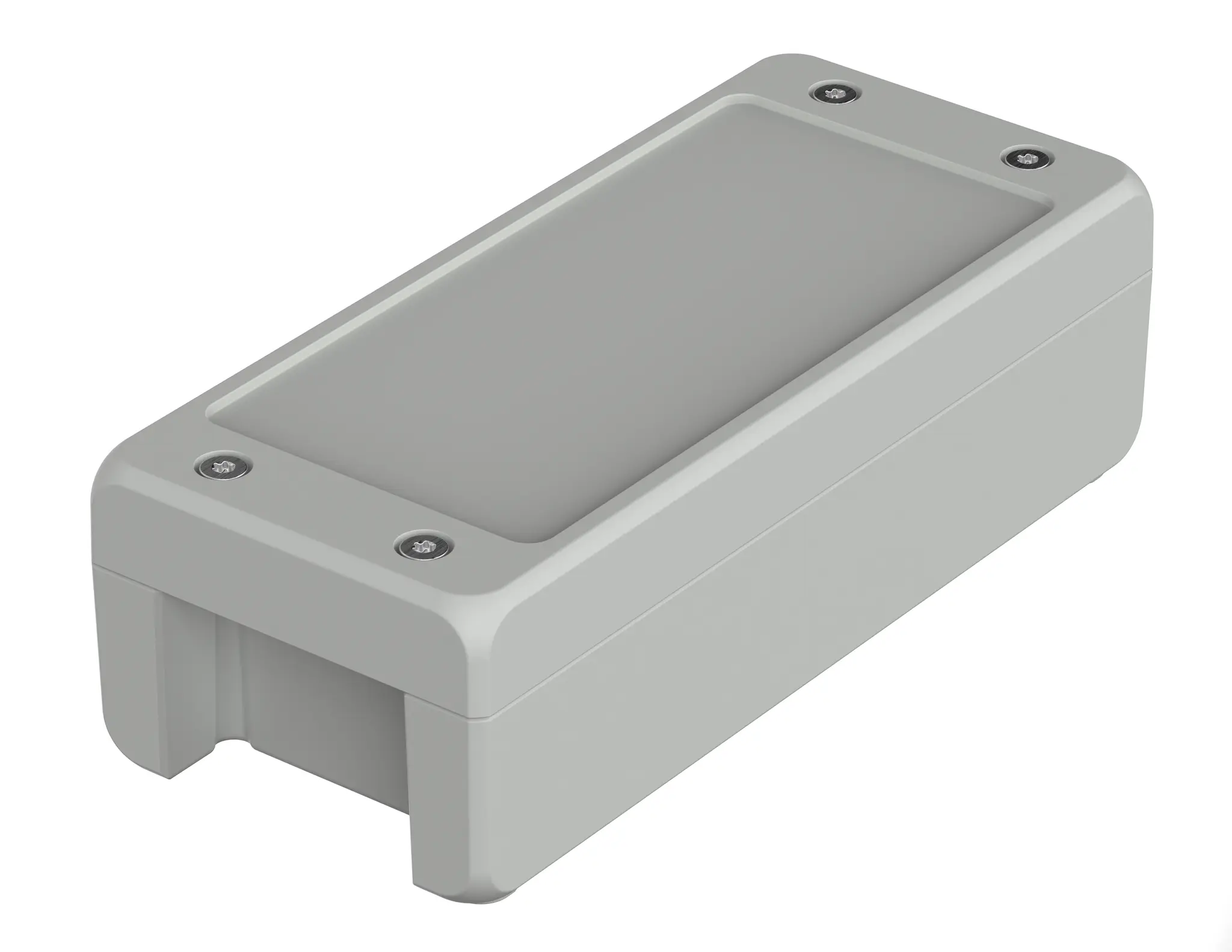 Produktfoto 1 von Bopla Bocube Alu; Universalgehäuse; Aluminium; Hellgrau; IK09 IP69, IP66, IP68 Breite 86 mm Höhe 60 mm Länge 199 mm