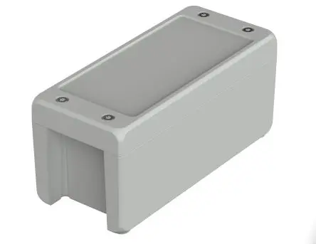 Produktfoto 1 von Bopla Bocube Alu; Universalgehäuse; Aluminium; Hellgrau; IK09 IP66, IP68, IP69 Breite 86 mm Höhe 90 mm Länge 199 mm