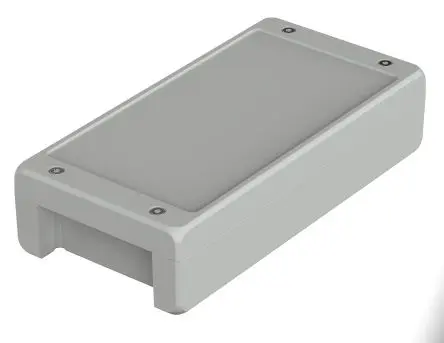 Produktfoto 1 von Bopla Bocube Alu; Universalgehäuse; Aluminium; Hellgrau; IK09 IP69, IP68, IP66 Breite 128 mm Höhe 60 mm Länge 259 mm
