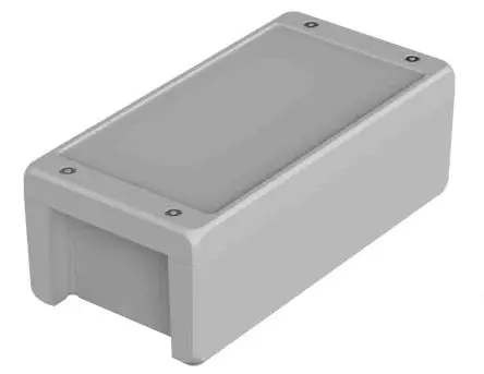 Produktfoto 1 von Bopla Bocube Alu; Universalgehäuse; Aluminium; Hellgrau; IK09 IP66, IP68, IP69 Breite 128 mm Höhe 90 mm Länge 259 mm