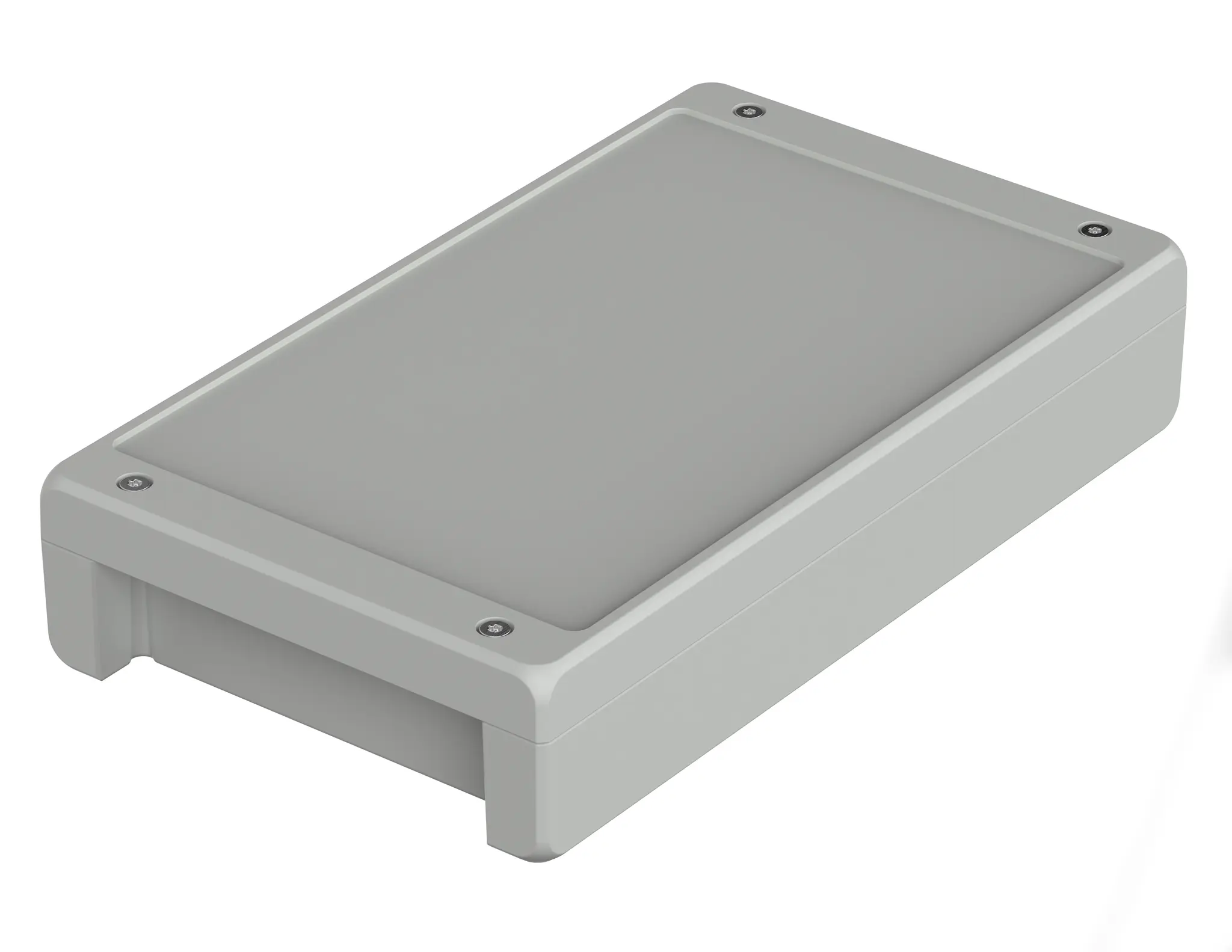 Produktfoto 1 von Bopla Bocube Alu; Universalgehäuse; Aluminium; Hellgrau; IK09 IP68, IP66, IP69 Breite 173 mm Höhe 60 mm Länge 299 mm