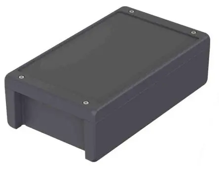 Produktfoto 1 von Bopla Bocube Alu; Universalgehäuse; Aluminium; Graphitgrau; IK09 IP66, IP69, IP68 Breite 173 mm Höhe 90 mm Länge 299 mm