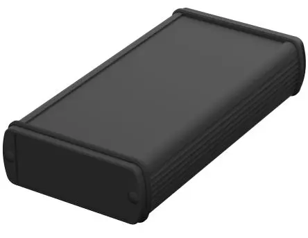 Produktfoto 1 von Bopla Alubos (Set); Universalgehäuse; Aluminium; Schwarz IP65 Breite 32 mm Höhe 32 mm Länge 82 mm