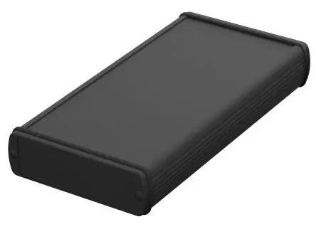 Bopla Alubos (Set); Universalgehäuse; Aluminium; Schwarz IP65 Breite 32 mm Höhe 32 mm Länge 106 mm