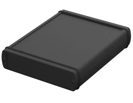 Bopla Alubos (Set); Universalgehäuse; Aluminium; Schwarz IP65 Breite 34 mm Höhe 34 mm Länge 138 mm
