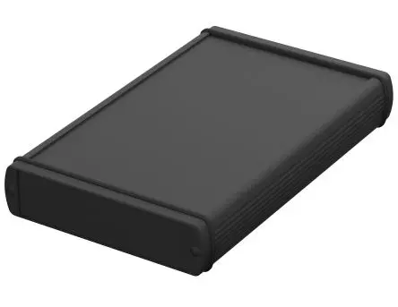 Produktfoto 1 von Bopla Alubos (Set); Universalgehäuse; Aluminium; Schwarz IP65 Breite 34 mm Höhe 34 mm Länge 138 mm