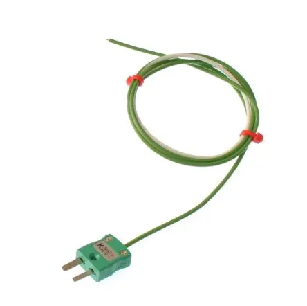Produktfoto 1 von RS PRO Polytetrafluorethylen Thermoelement mit offener Messstelle Typ K, Ø 1 mm x 3 m -75 °C → 250 °C