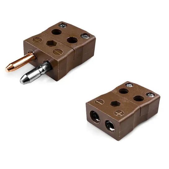 Produktfoto 1 von RS PRO Standardgröße Thermoelement-Steckverbinder Stecker und Buchse für Thermoelement