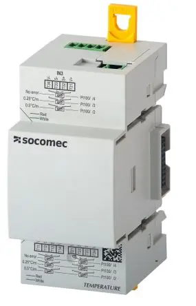 Produktfoto 1 von Socomec DIRIS O-it Energiemessgerät Digital 90 mm x 45 mm Energiemessgerät / 3-phasig 2 Ausg. 2 Eing. Impulsausgang