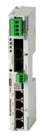 Produktfoto 1 von Socomec DIRIS Digiware Energiemessgerät 150 mm x 27 mm Energiemessgerät 2 Ausg. 2 Eing.