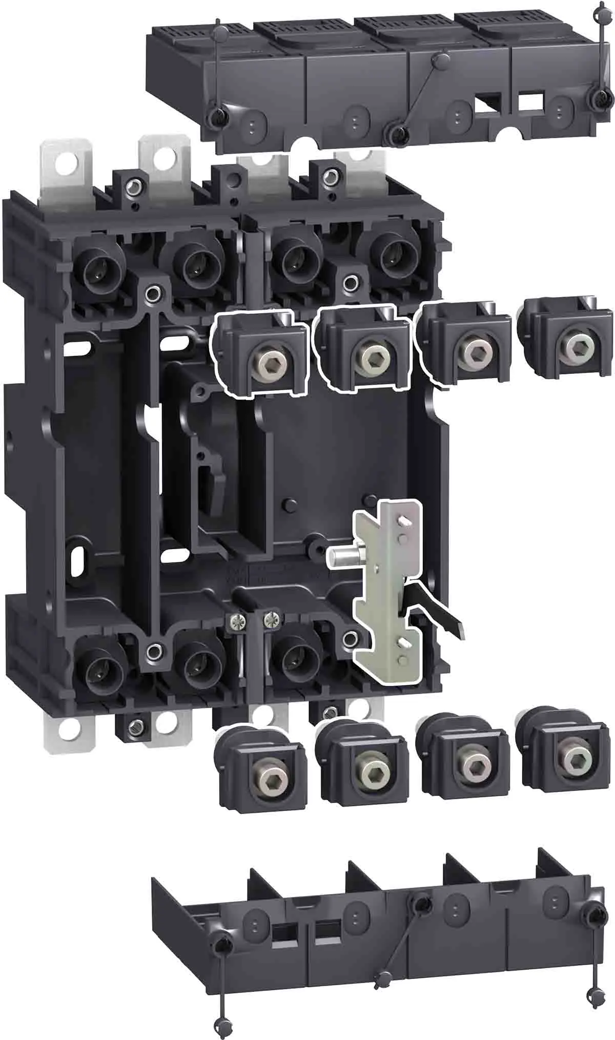 Produktfoto 1 von Schneider Electric ComPact NSX Stecksockel für Compact NSX 100/160/250