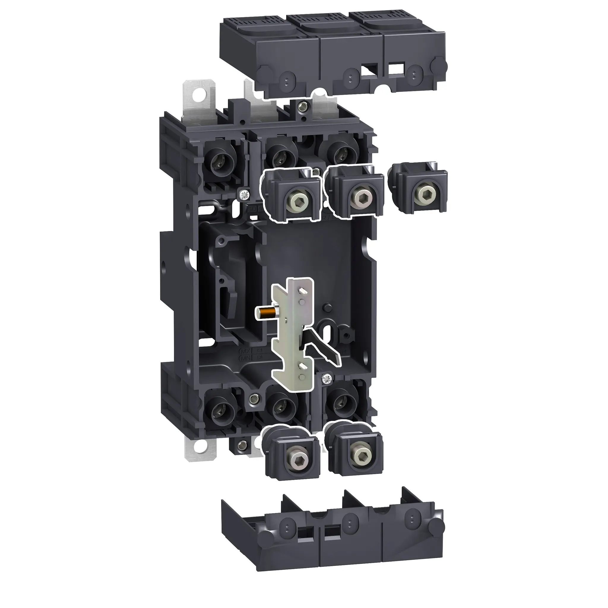 Produktfoto 1 von Schneider Electric ComPact NSX DC, Compact Nsx Einschub-Kit für Compact NSX 100/160/250