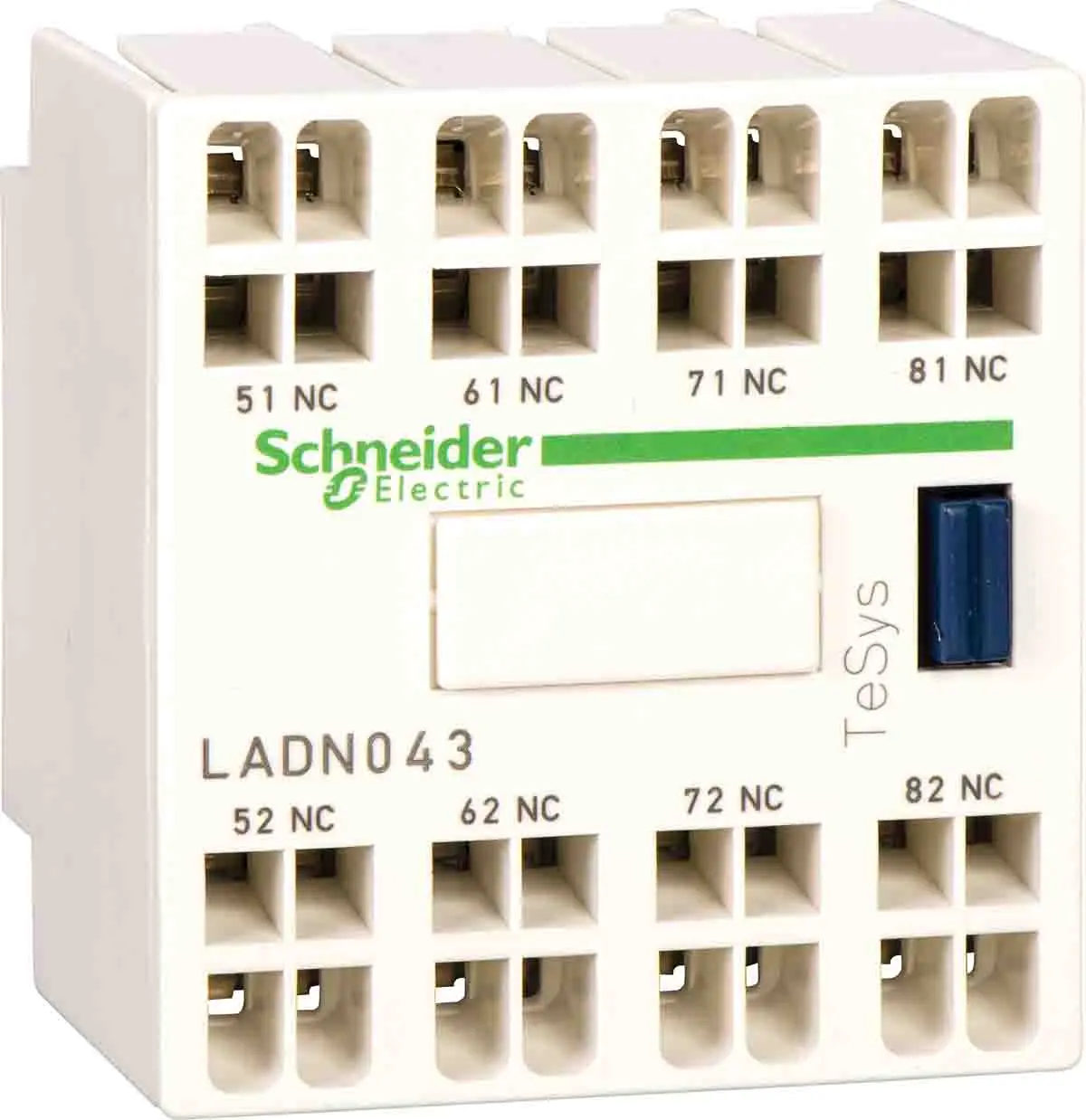 Produktfoto 1 von Schneider Electric LADN Hilfskontaktblock Tesys, 4 Öffner, 690 V