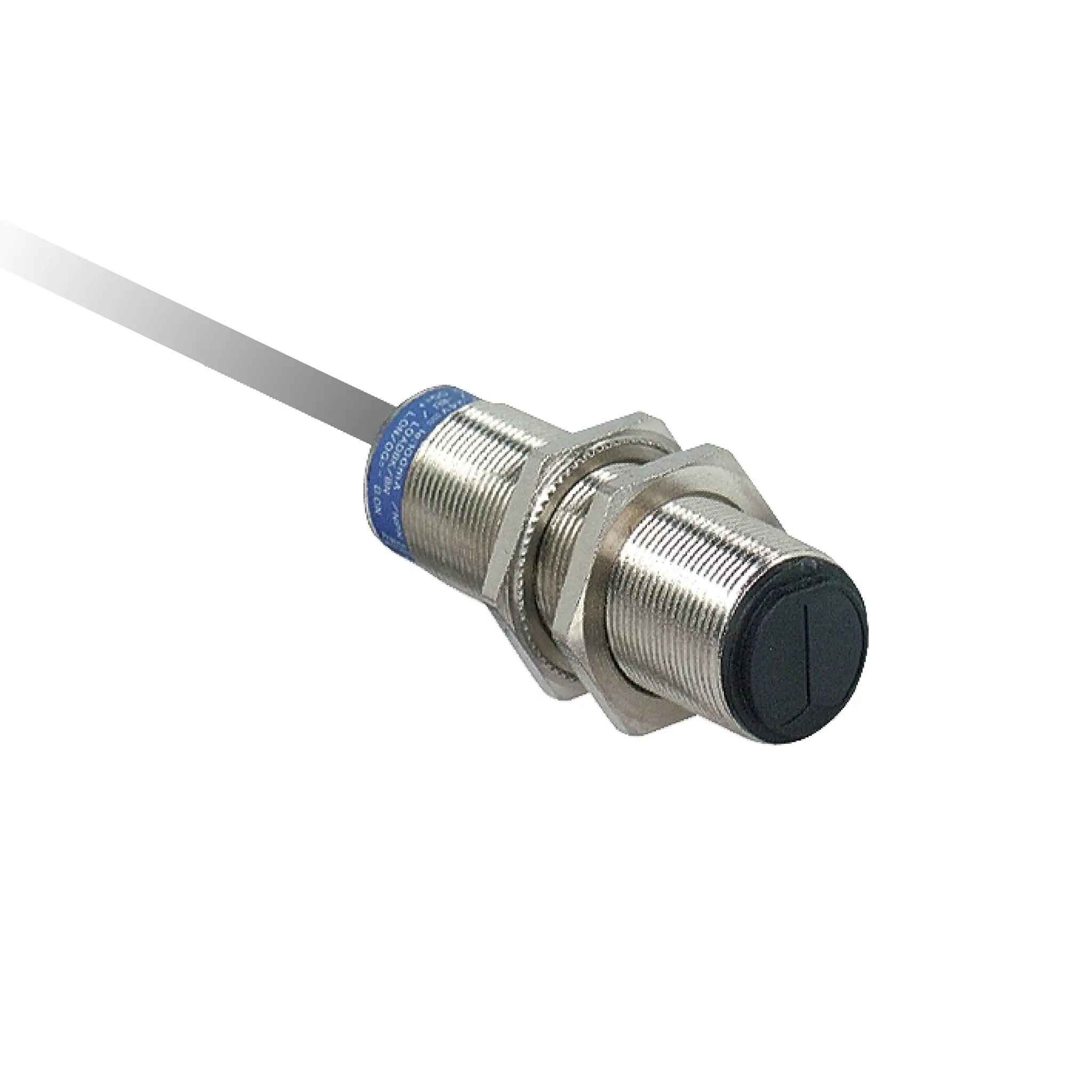 Produktfoto 1 von Telemecanique XU Miniatur mit Gewinde Optischer Sensor, Diffus, Bereich 100 mm, PNP Ausgang, Anschlusskabel