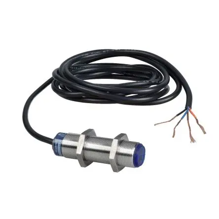 Produktfoto 1 von Telemecanique Sensors XU5 Zylindrisch Optischer Sensor, Diffus, PnP Ausgang, 4-poliger M12-Stecker