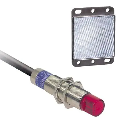 Produktfoto 1 von Telemecanique XU zylindrisch Optischer Sensor, Polarisierte Retroreflexion, Bereich 2 m, Festzustand Ausgang,