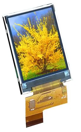 Produktfoto 1 von Display Visions TFT-LCD-Anzeige 2 Zoll SPI Touchscreen, 240 x 320 pixel, 31.2 x 41.4 mm LED