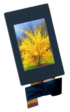 Produktfoto 1 von Display Visions TFT-LCD-Anzeige 50.8 mm 8-Bit parallel Touchscreen, 240 x 320 pixel, 31.2 x 41.4 mm LED